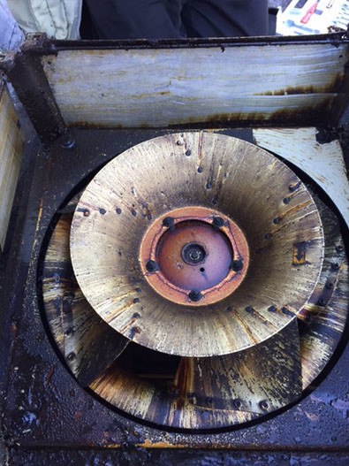 Extraction Cleaning. Before - Caernarfon, Anglesey and Gwynedd